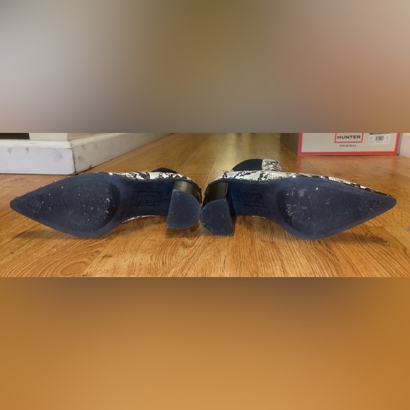 Studded Snake Print ankle boots. - Picture 8 of 8